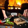 Qulajoy Boning Knife Hand Forged Camping Knife 7Cr17MOV Blade Dragon Head Handle