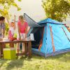 Foldable Waterproof Tent for 4-5 People with 2 Mosquito Nets