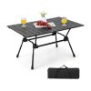 Adjustable HeavyDuty Outdoor Folding Camping Table