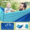 1pc Outdoor Camping Hammock Portable Nylon Parachute Hammock 106X55in