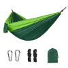 1pc Outdoor Camping Hammock Portable Nylon Parachute Hammock 106X55in