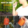 1pc Coldproof Warm Portable Single Sleeping Bag with Drawstring Pocket