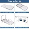 The Height Adjustable Folding Camping Table