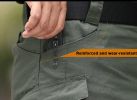 Black City Tactical Cargo Pants Classic Outdoor Hiking Trekking Army Tactical