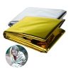 Windproof Emergency Blanket Outdoor Survival First Aid Military Rescue Kit