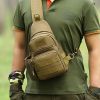 Military Tactical Shoulder Bag Trekking Chest Sling Bag Nylon Backpack For