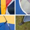 Bosonshop Outdoor 8 Person Camping Tent Easy Set Up Party Large Tent