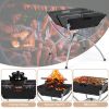 3-in-1 Camping Campfire Grill with Stainless Steel Grills