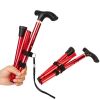 AntiSlip Adjustable Folding Travel Hiking Walking Stick