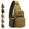 Military Tactical Shoulder Bag Trekking Chest Sling Bag Nylon Backpack For