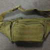 1pc Casual Waist Bag Multifunctional Shoulder Tactical Waist Bag for Hiking
