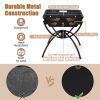 3-in-1 Camping Campfire Grill with Stainless Steel Grills