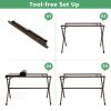 Portable Aluminum Camping Table with Carrying Bag for 4-6 People