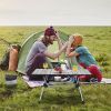 Adjustable HeavyDuty Outdoor Folding Camping Table