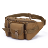 Men's Waterproof Nylon Fanny Pack With Adjustable Belt Tactical Sport Arm