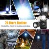 Solar LED Camping Light Portable Camping Lamp USB Rechargeable Flashlight