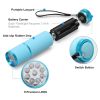 Glow In Dark Flashlight Rubber Coated Mini 9 LED Flashlight Portable Handy