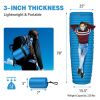 3-Inch Thick Inflatable Waterproof Sleeping Pad for Camping