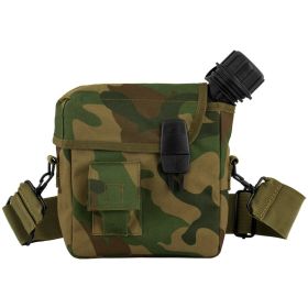 Canteen Cover for 2QT Military-Style Water Canteen (Color: Woodland Camo)