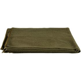 WOOL CAMP BLANKET (Color: Olive Drab)