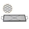 VEVOR X-Marks Fire Pit Grill Grate Rectangle Cooking Grate Heavy Duty Steel