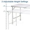 The Height Adjustable Folding Camping Table