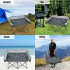 The Folding Camping Chair with Bags and Padded Backrest