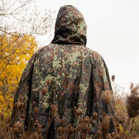 RIPSTOP PONCHO (Color: Woodland Camo)