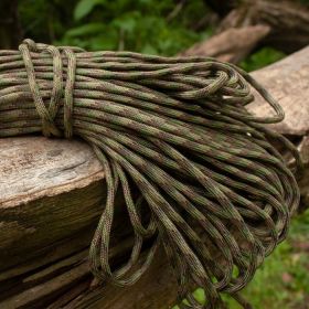 NYLON BRAIDED CORD (Color: Multi Camo, size: 50ft)