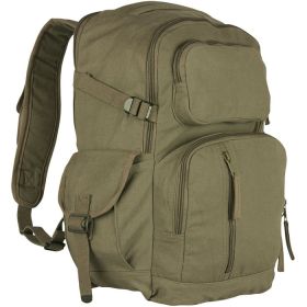 RETRO YUKON MOUNTAINEERING RUCKSACK (Color: Olive Drab)